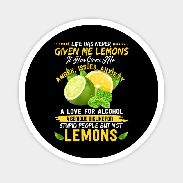 A Love For Alcohol A Serious Dislike For Stupid People Funny Magnet by paynegabriel